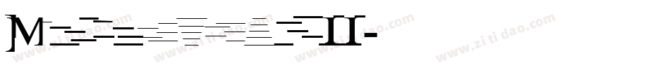 Miltown II字体转换